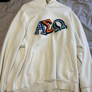H&M Creme hoodie with logo